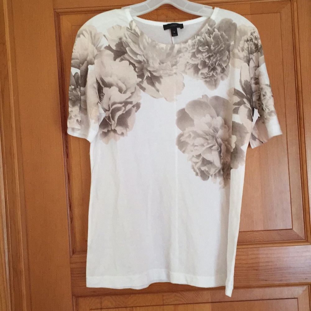 J Crew Peony T Shirt